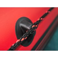 Лодка моторная килевая Kitt Boats 360 НДНД красно-черный